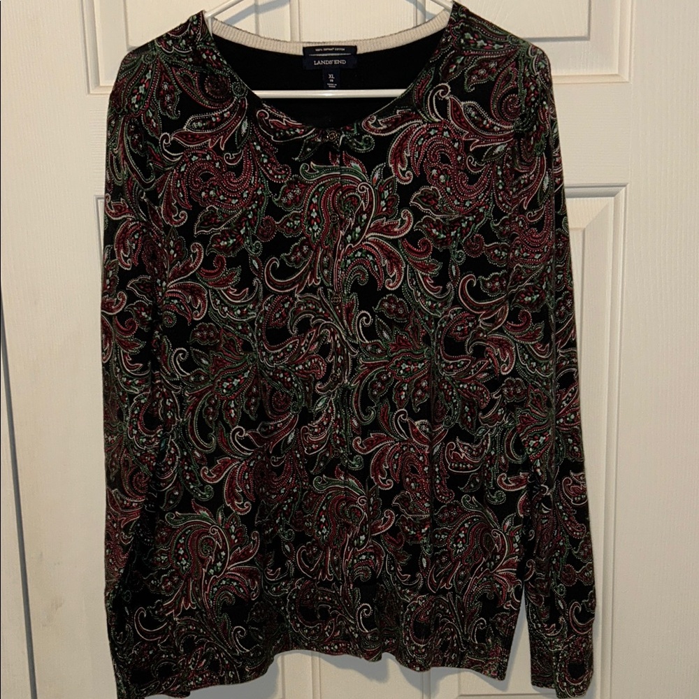 Lands' End Women's Supima cardigan